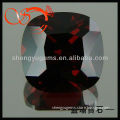 square cut garnet cubic zirconia gemstones wholesale(CZSQ-5x5-0090)